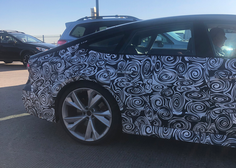 Illustration for article titled This Looks Like the 2020 Audi RS7 Sportback in Camo Running Around Denver